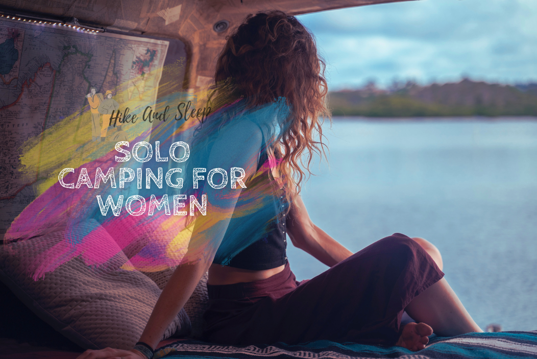 solo camping for women - featured image