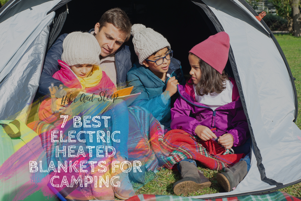 7 best electric heated blankets for camping - featured image