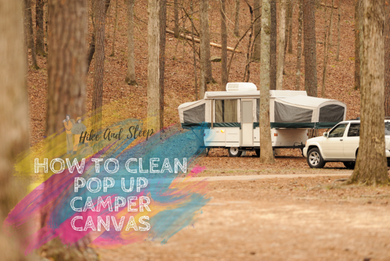 How To Clean Pop Up Camper Canvas